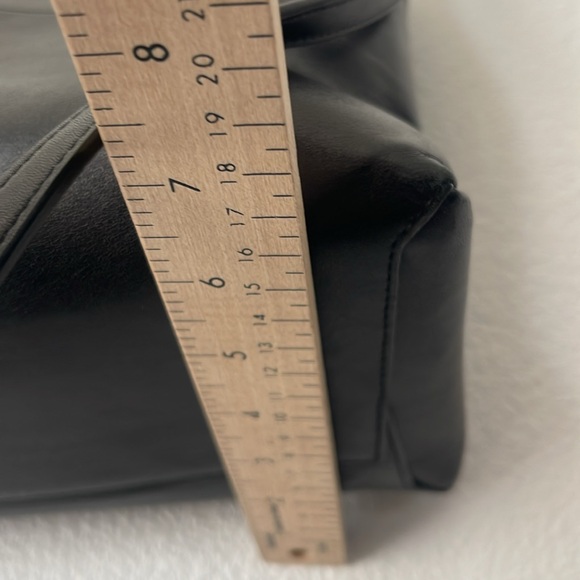 Coach 32291 Borough Bag Black Soft Nappa Leather 2/Way Shoulder Bag Silver - Picture 14 of 14